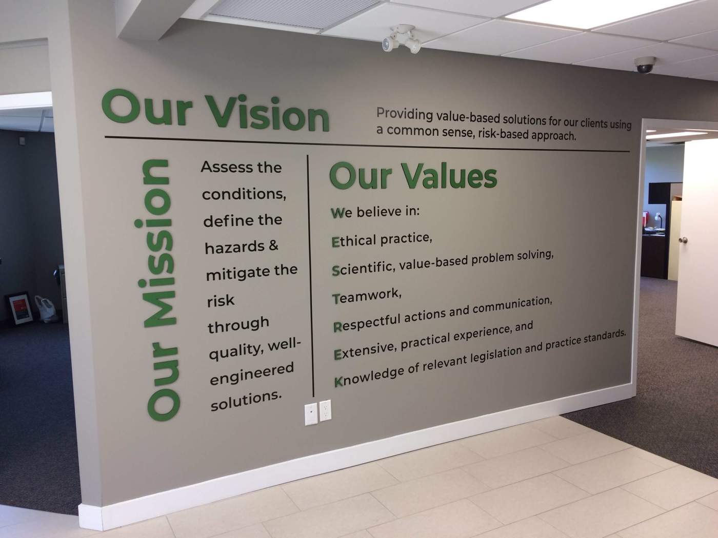 Our Vision, Our Mission, Our Values